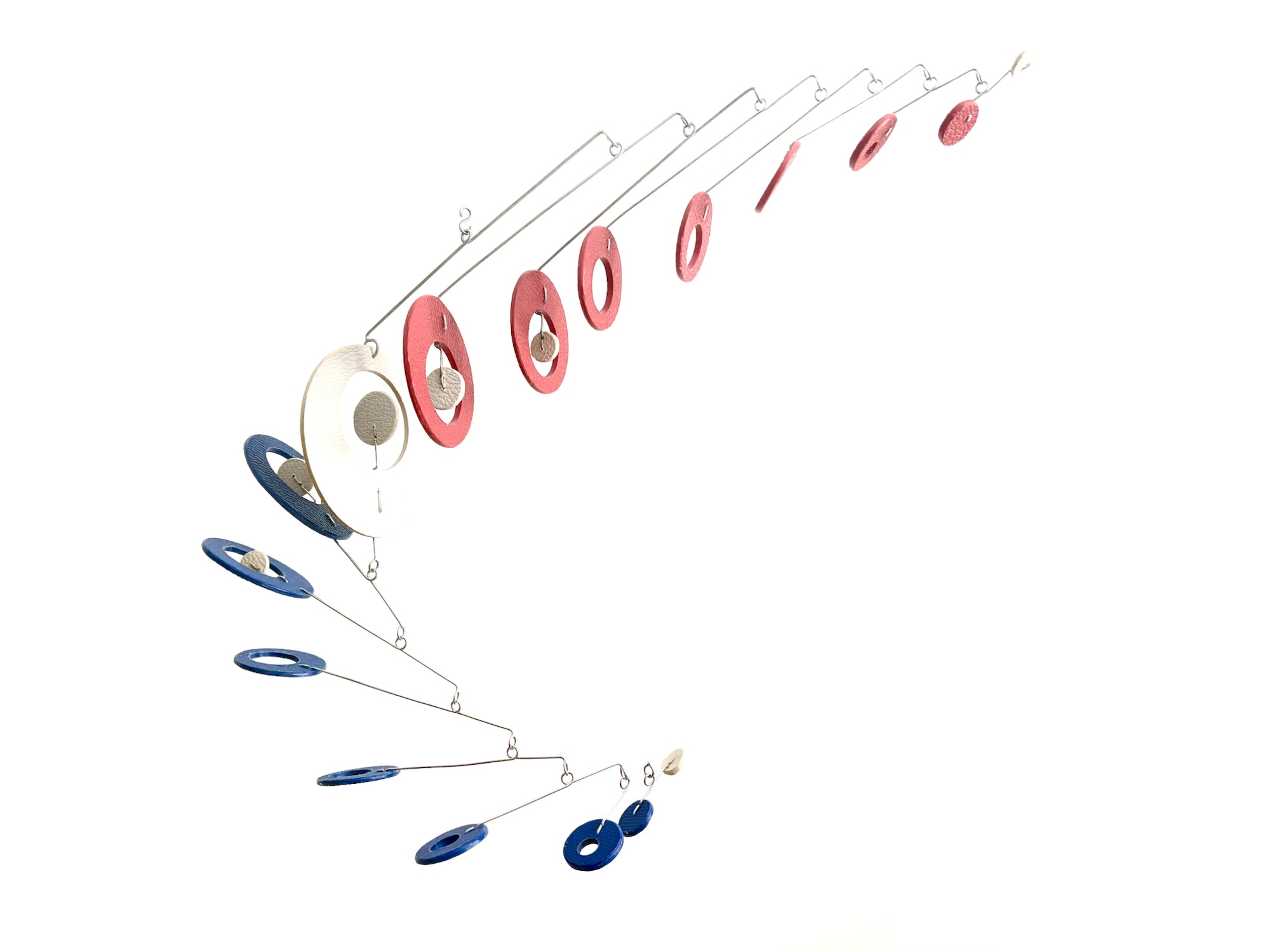 Red White and Blue with White Dots