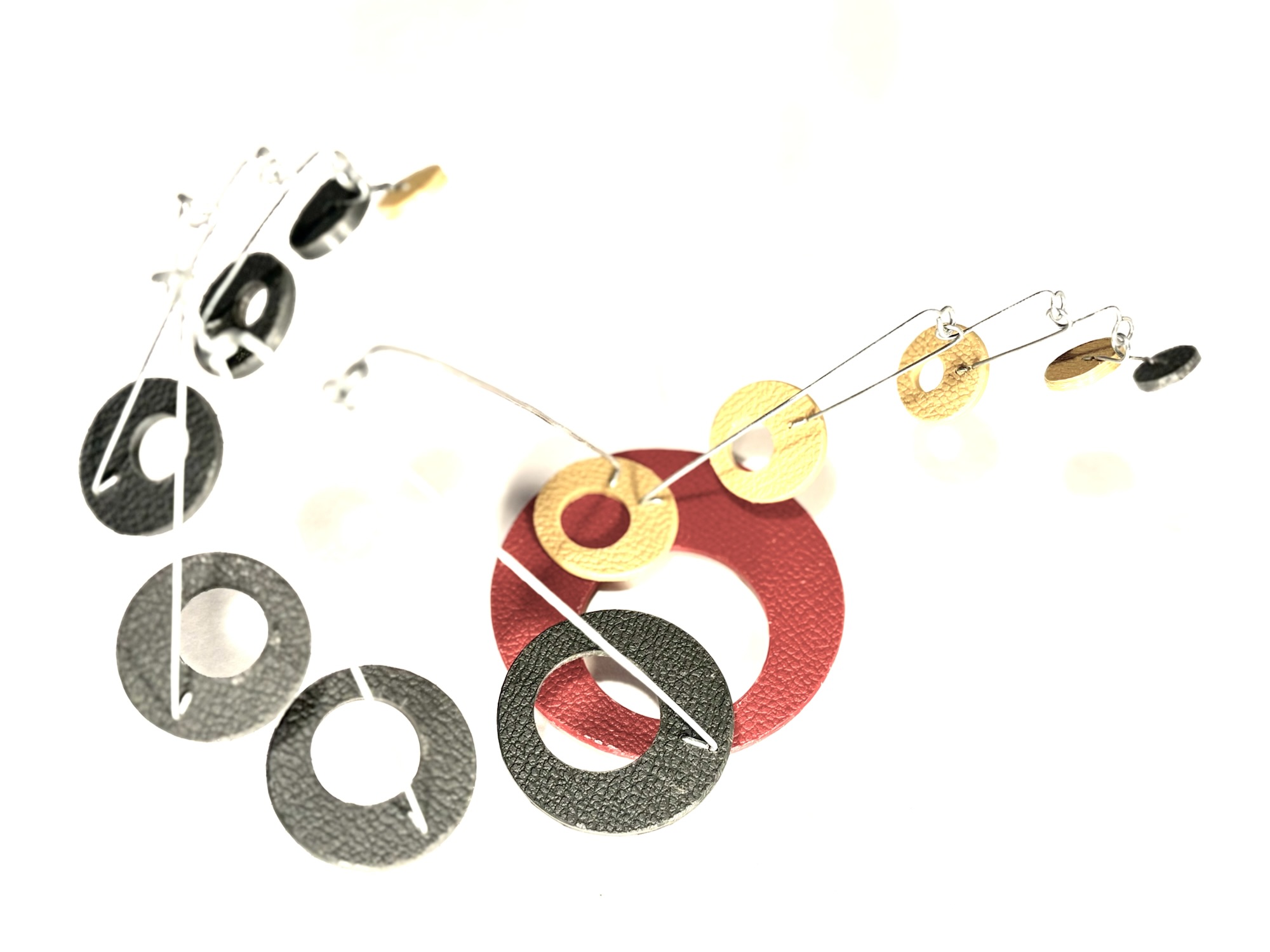 Green n’ Yellow on Red Bi-Stand